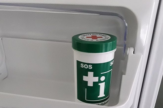 Die Notfalldose in der Kühlschranktür - alle wichtigen Informationen für (Ihre) Retter.