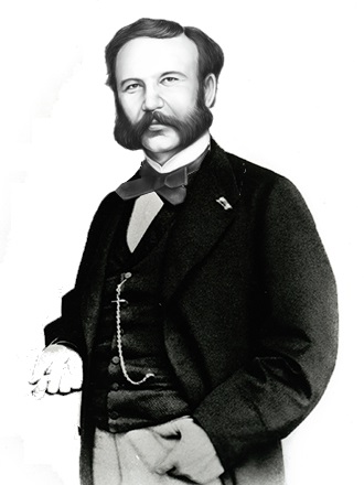 Foto: Portrait von Henry Dunant